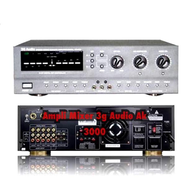 Amplifier 3g Audio Ak3000 Stereo Mixing Amplifier