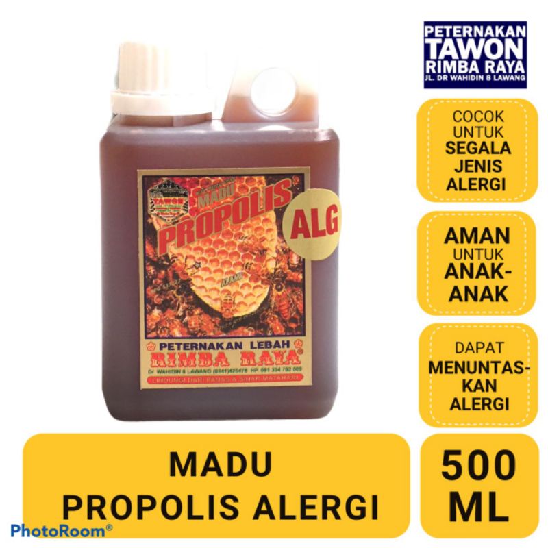 

Madu Propolis Alergi - Peternakan Tawon Rimba Raya kemasan jurigen