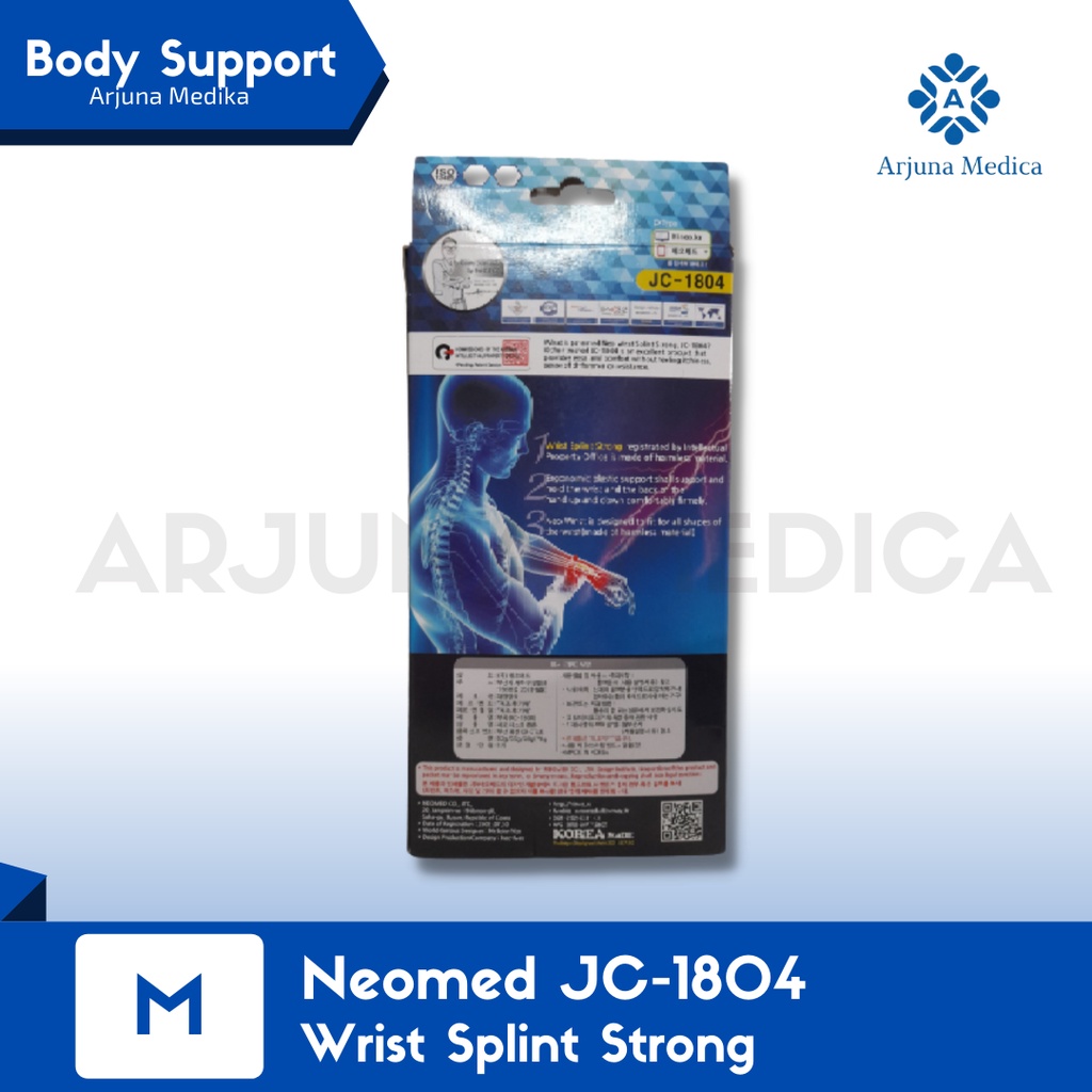 Neomed Wrist Splint Strong JC-1804 | Pelindung Pergelangan Tangan