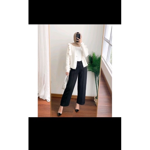 kulot scuba celana kulot scuba cubit Size S M L XL-2