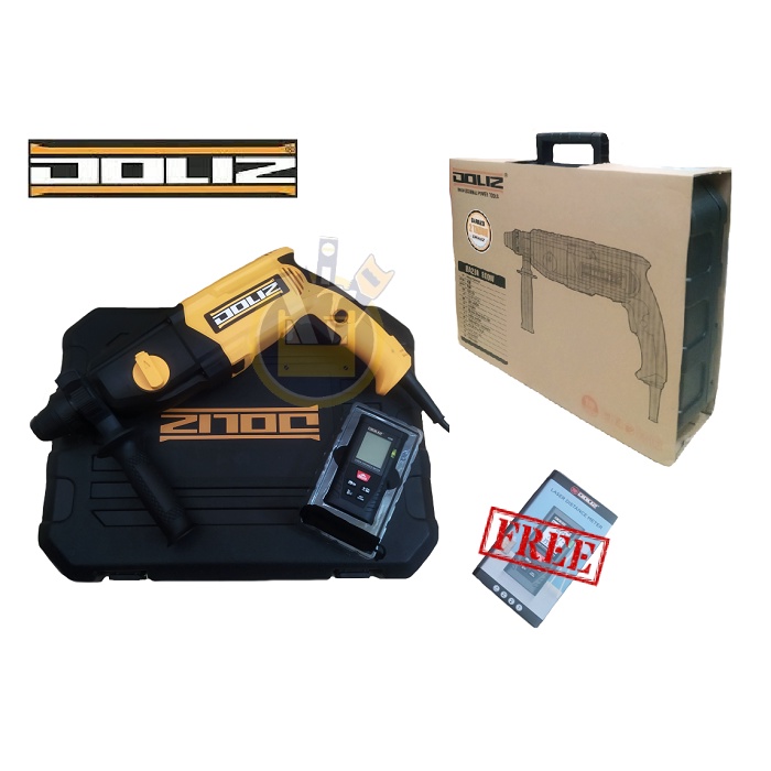 DOLIZ BA280 Rotary Hammer Drill / Mesin Bor Bobok Tembok Beton Impact Rotari BA 280 3 Fungsi