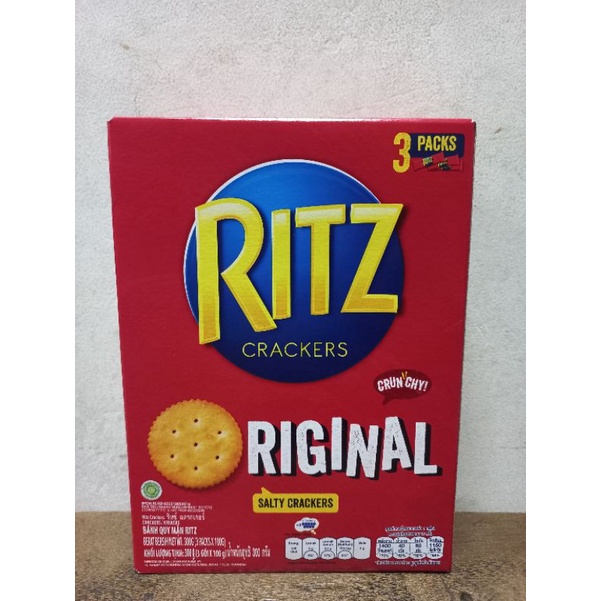 

RITZ CRACKERS ORIGINAL 300GR (3 packX100Gr)