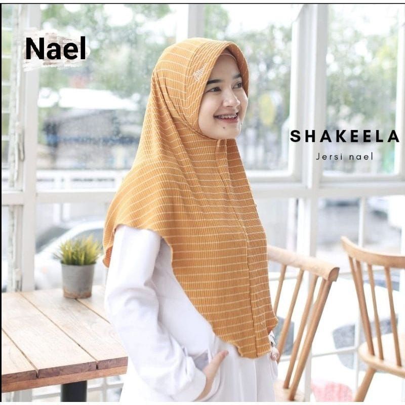 (Ori Nael) SAVINA/AULIA •kerudung instan jersey ayrine•bergo pad plisket