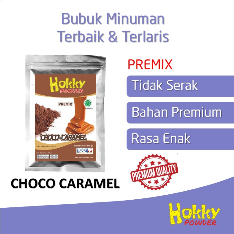 

Bubuk Minuman Bubble Powder Drink Cokelat / Choco Caramel Coklat Hokky Powder 1kg