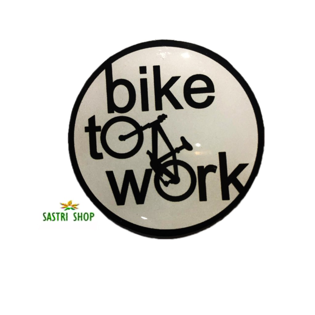 

Stiker Timbul Bike To Work (BTW) Limited Edition