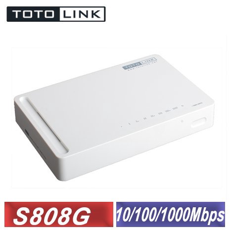 TOTOLINK S808G 8-Port Gigabit Desktop Switch