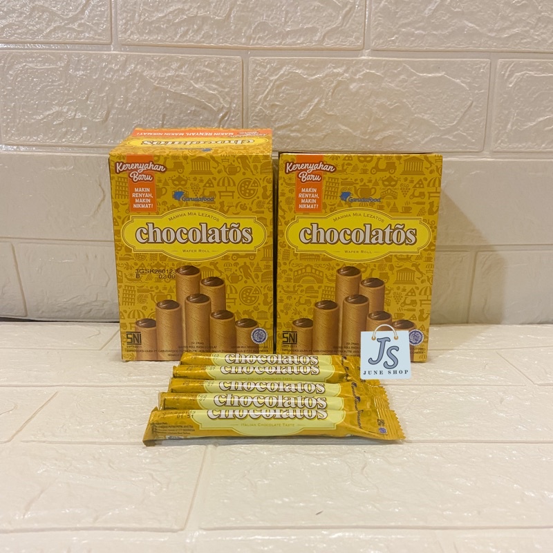 CHOCOLATOS WAFER ROLL (1 Box / 24 pcs)