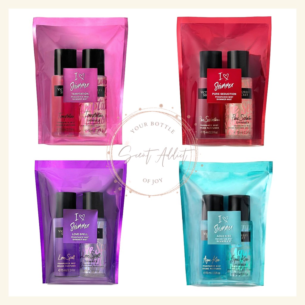 Parfum Wanita Victoria Secret Body Mist *Set 75ml* B8S7 Big Sale Elegan Sweet Eau De Parfume yang la