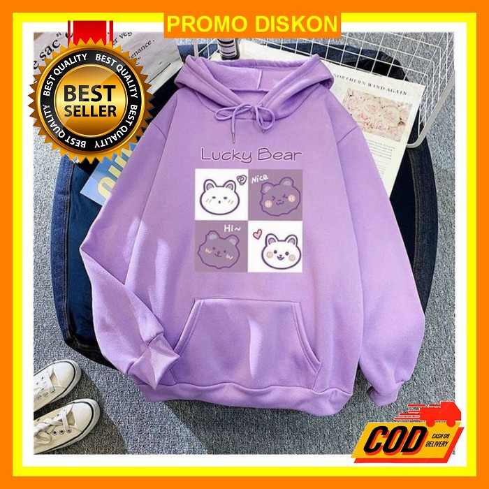 ❝Wq3 Jaket Racing Flash/Jaket Racing Hell/Jaket Racing Start/ Bal NV950 Lucky Bear Hoodie Sweater Ce