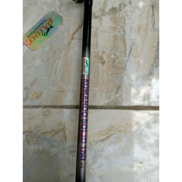 PROMO AMW joran pancing daido 150cm fiber solid gagang panjang