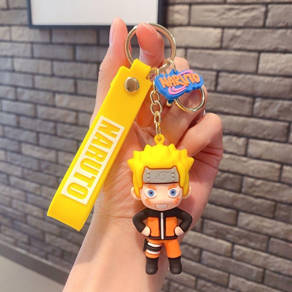 Lanfy Naruto Gantungan Kunci Anime Jiraiya Lanyard Wristlet Ransel Liontin Hadiah Besar Ornamen Kunci