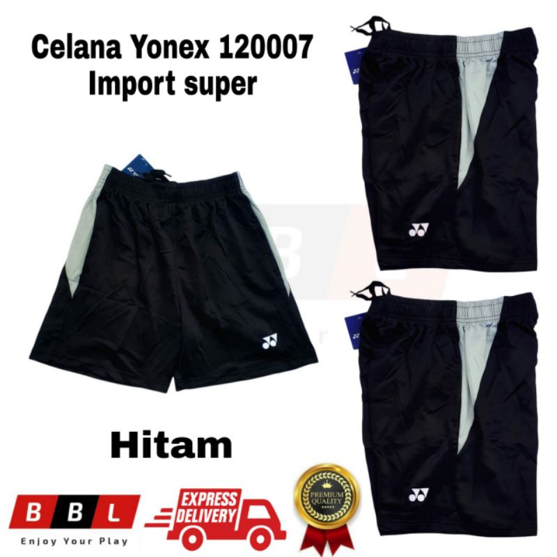 Celana Badminton Yonex 120007 Hitam Grade Ori Import Celana Bulutangkis Import murah Celana pendek p