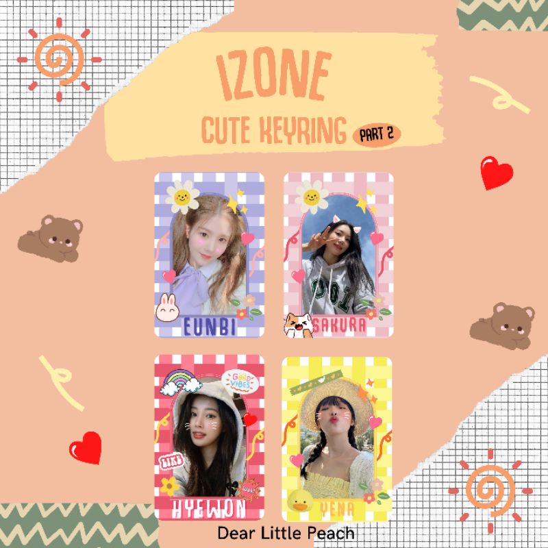 Izone Iz*one Akrilik Keyring / Keychain Part 2