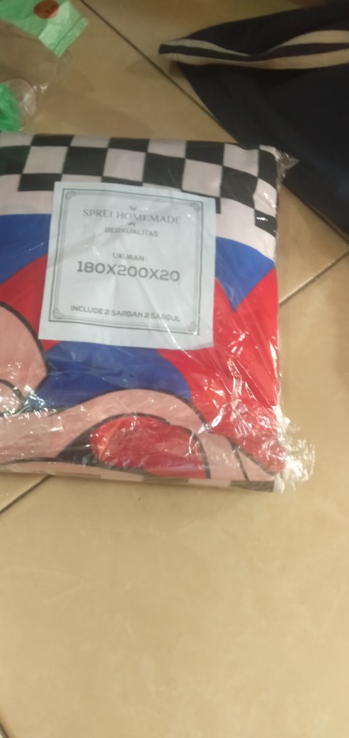 Sprei Homemade Berkualitas 2 Sarban 2 Sargul Katun