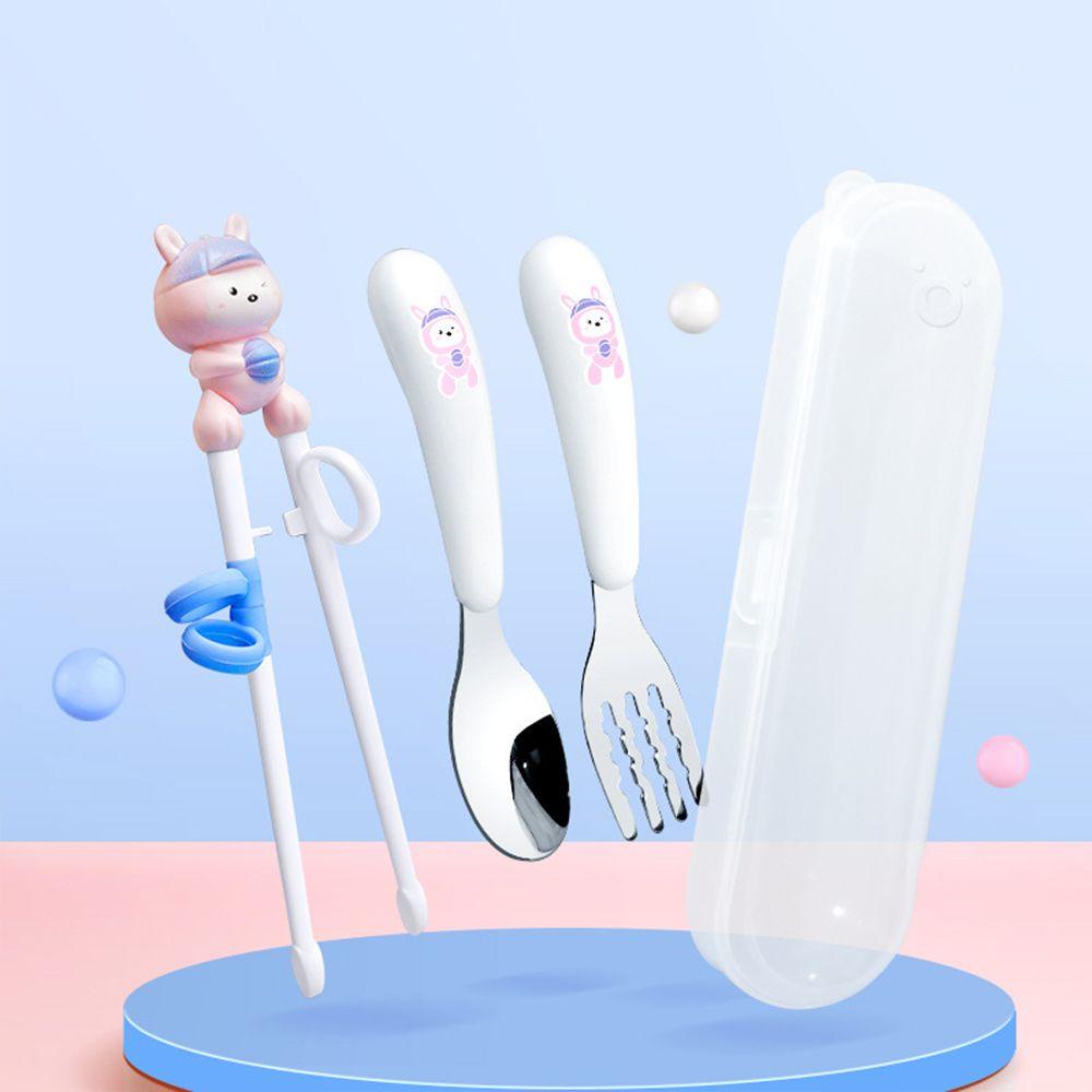 Solighter Alat Makan Bayi Reusable Practice Chopsticks Sumpit Latihan Makan Bayi