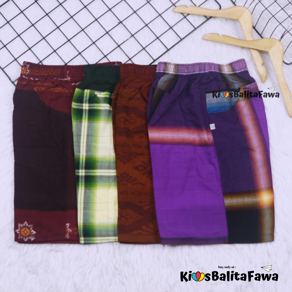 Celana Hawai Square Uk. 7-10 Tahun / Celana Boxer Harian Murah Anak Tanggung Adem Bawahan Pants Kids