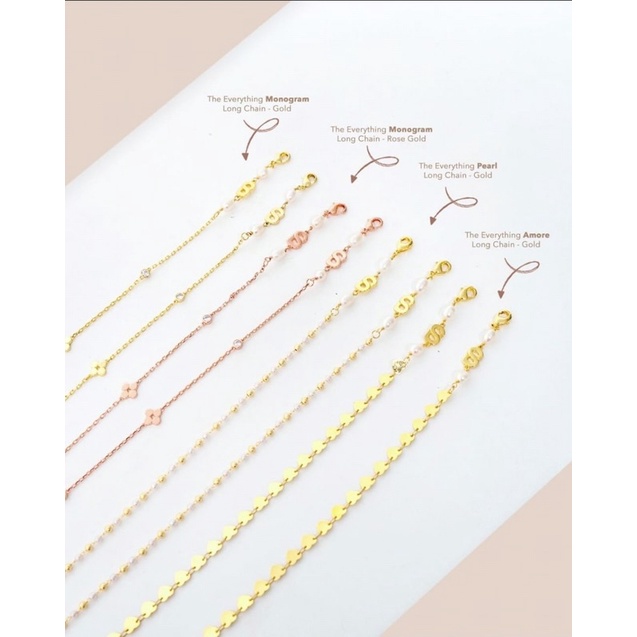 EVERYTHING LONG CHAIN by BUTTONSCARVES || Strap Masker Buttonscarves