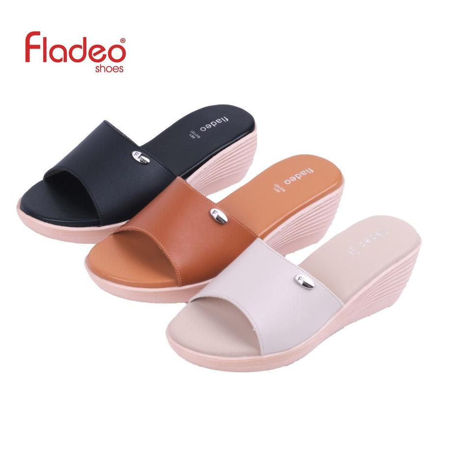 SALEE.. Fladeo D21/LDJ318-1RV/Sandal Wedges Wanita [ Wedges Sandals ]