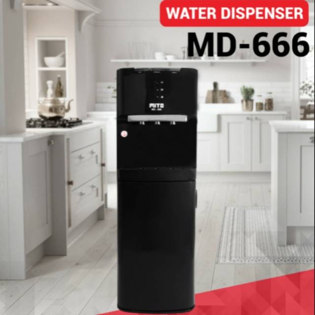 DISPENSER GALON BAWAH MITO MD-666 / MD 666 / MD666 [NORMAL, HOT AND COLD] (TERMURAH) BATAM