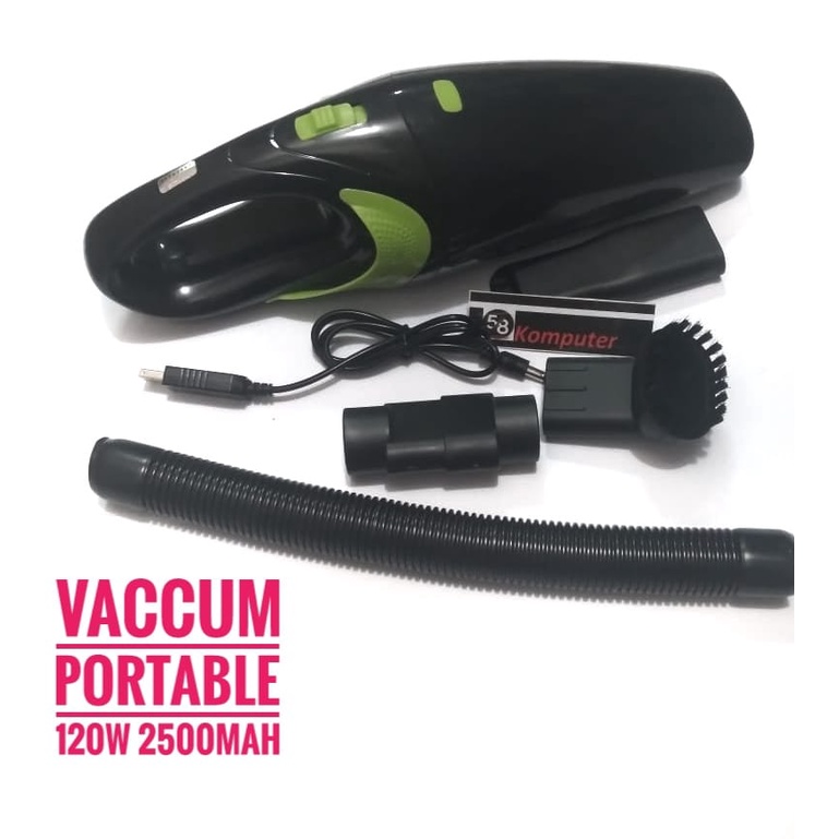 Vacuum Cleaner Penyedot Debu Mobil 12V 120W 6500Pa Vakuum Penghisap Debu Wireless Handheld Portable 120W 2500mAh 6500Pa