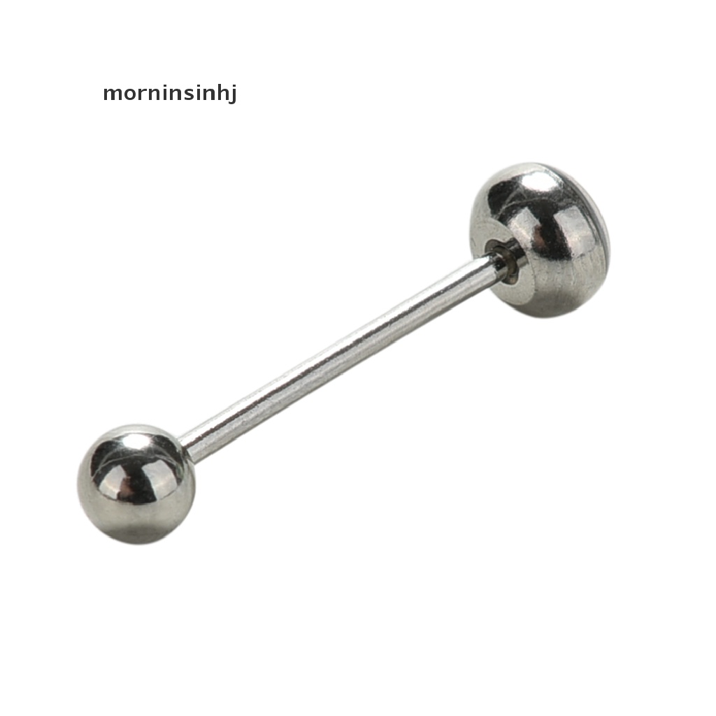 Mornin 30pcs Anting Tindik Lidahtubuh Bentuk Barbell Bahan Metal