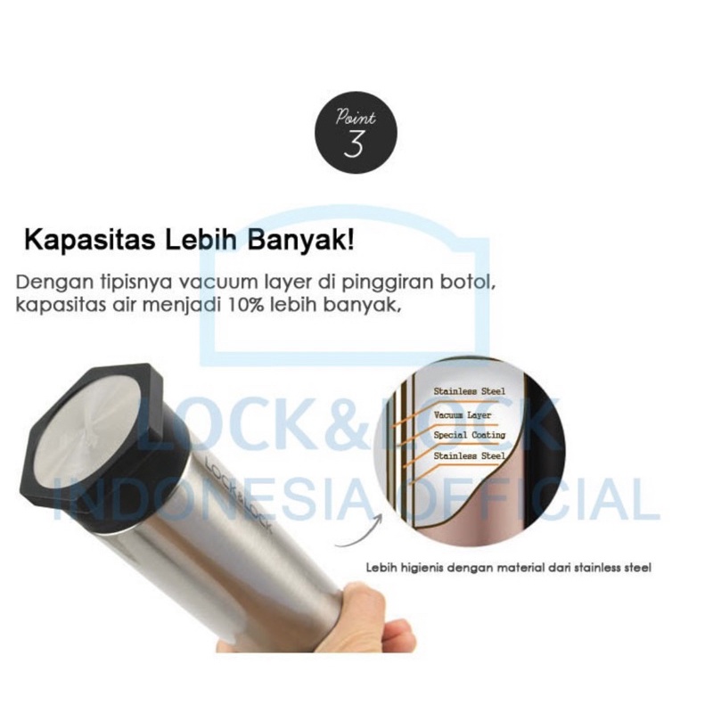 [Lock n Lock] Hot &amp; Cool Hero Tumbler 400ml / Thermos Air