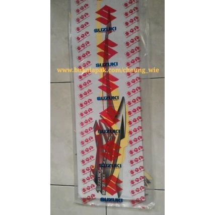 68000-13H40-HEK lis body stiker striping suzuki skywave 125 2010 merah ori sgp