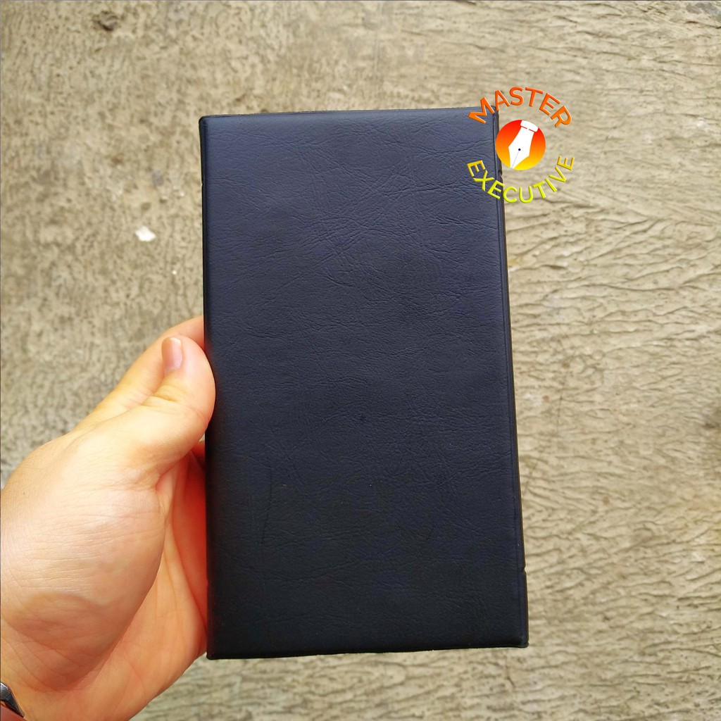 Erica Agenda Kancing Tipis 737 Hitam Black / Planner