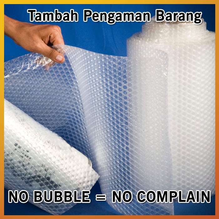 

Bubble Wrap Extra Super Aman (untuk menambah keamanan packing produk anda) Extra Safety Bubble Wrap