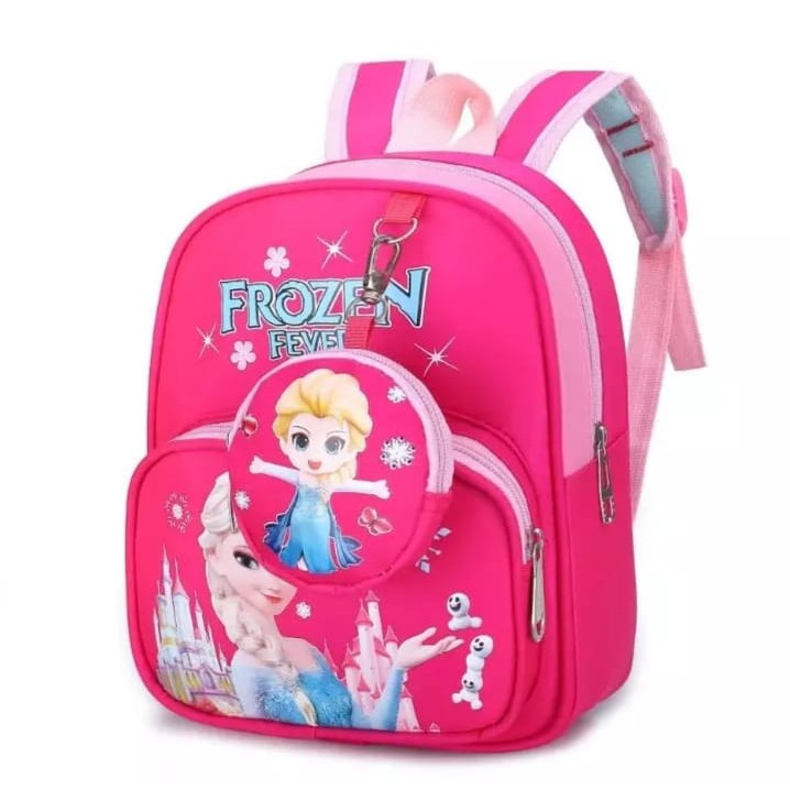 GGS DISNEY KARTUN ELSA-FROZEN SEKOLAH TK &amp; SD ANAK-ANAK SEKOLAH DASAR TAS INFANTIL MOCHILA UNTUK ANK