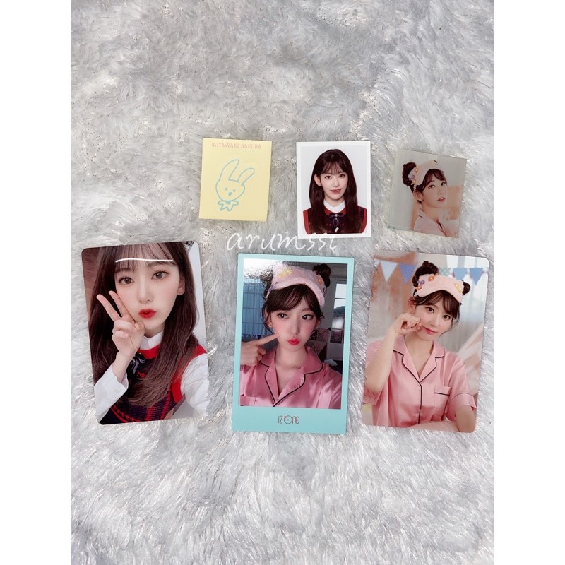 SAKURA IZ*ONE IZONE SECRET DIARY PHOTOCARD SET