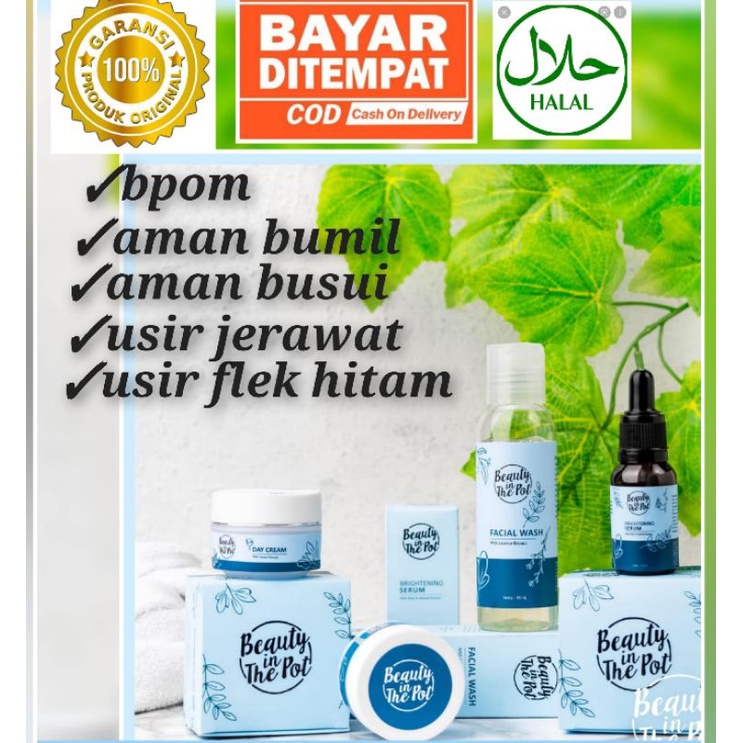 beauty in the pot skin care (free 3 bonus.. hadiah utama payung, kerudung bergo,tas selempang+masker