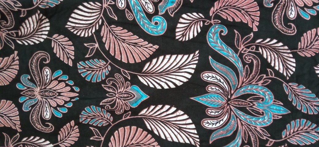 Ori Atasan Blus Batik Wanita Modern Halus Dolby Kombinasi Brokat Polos