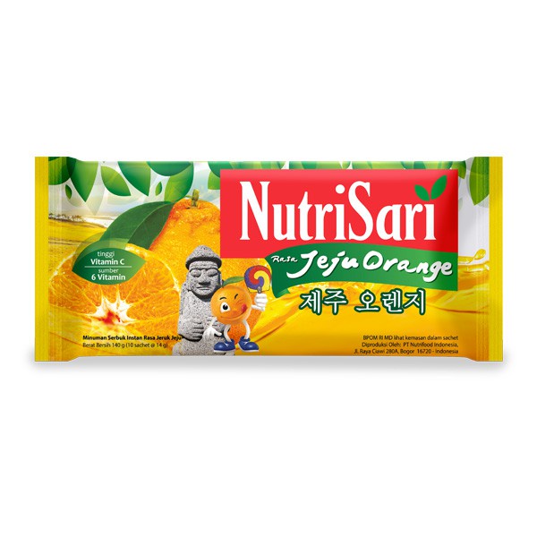 

NUTRISARI AMERICAN ORANGE 10 PCS X 12 GR