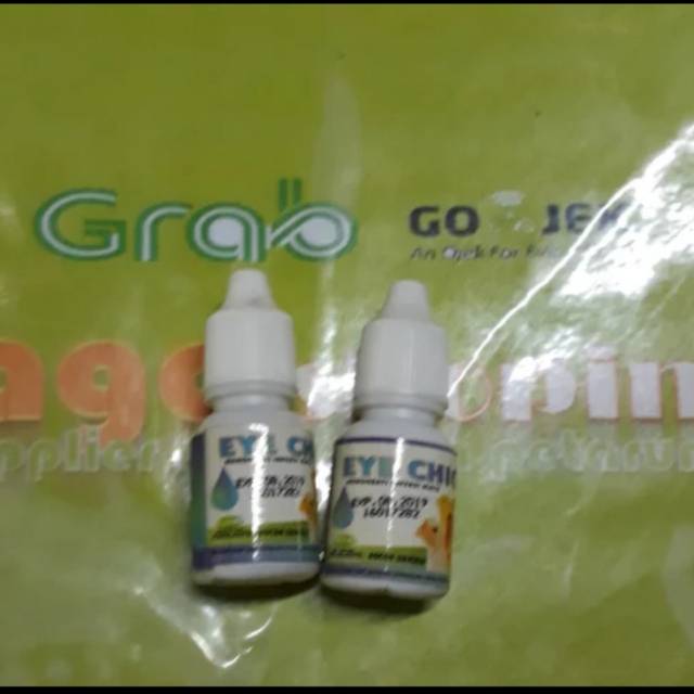 2btl eye chick obat mata ayam burung infeksi berair berbusa bengkak murah obat eyechick