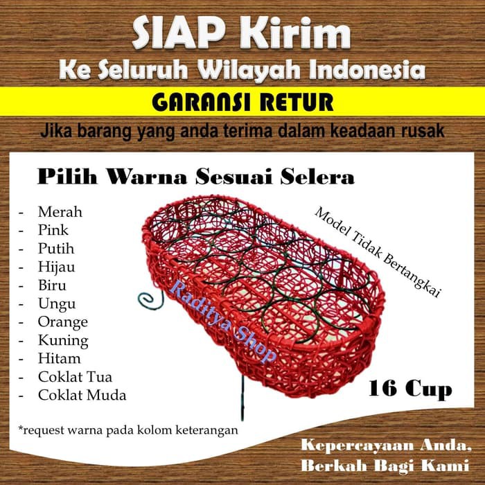 TERMURAH / Keranjang Aqua 16 Cup - Tempat Aqua - Wadah Aqua - Keranjang Rotan