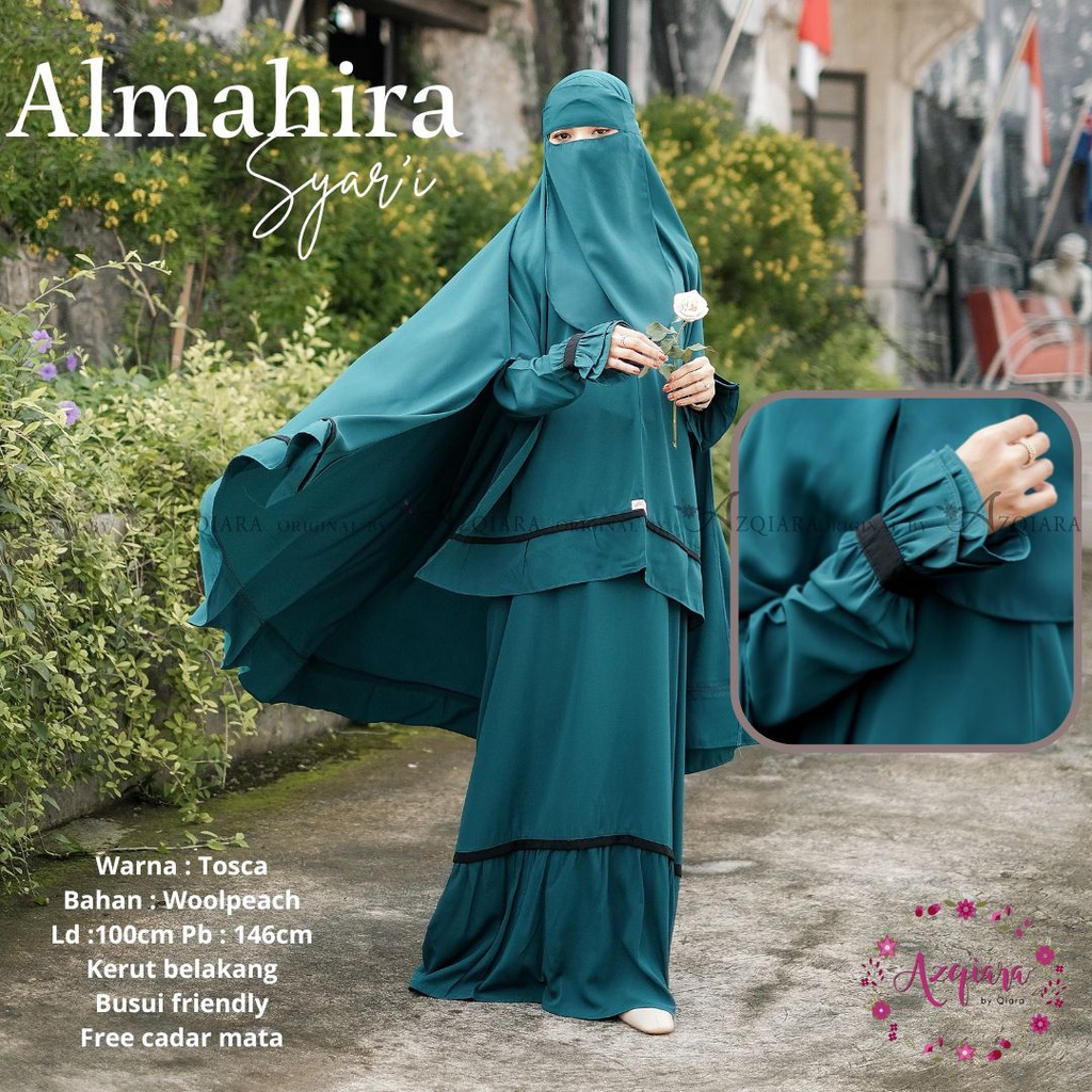 ALMAHIRA SYARI gamis muslim original produk by qiara