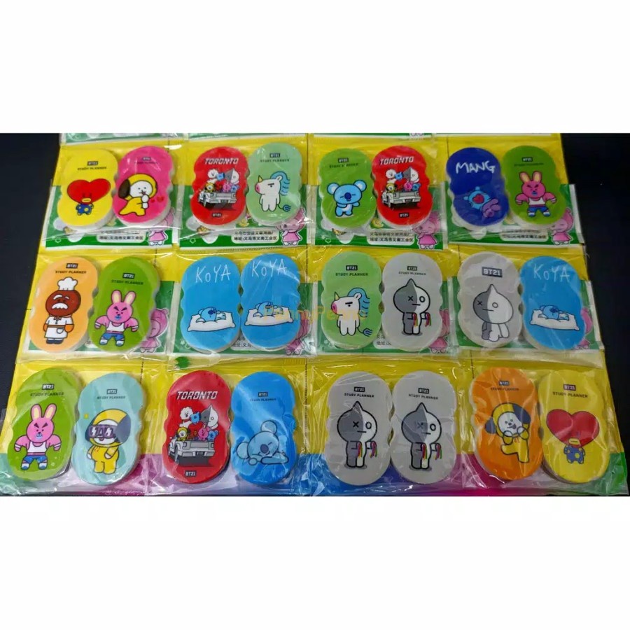 

PENGHAPUS PENSIL MOTIF BTS BAHAN KARET