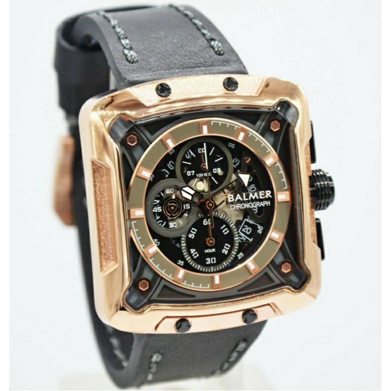 Jam Tangan Pria Balmer 7982 Original Tali Kulit - Jam Tangan Balmer Original Tali Kulit - Balmer
