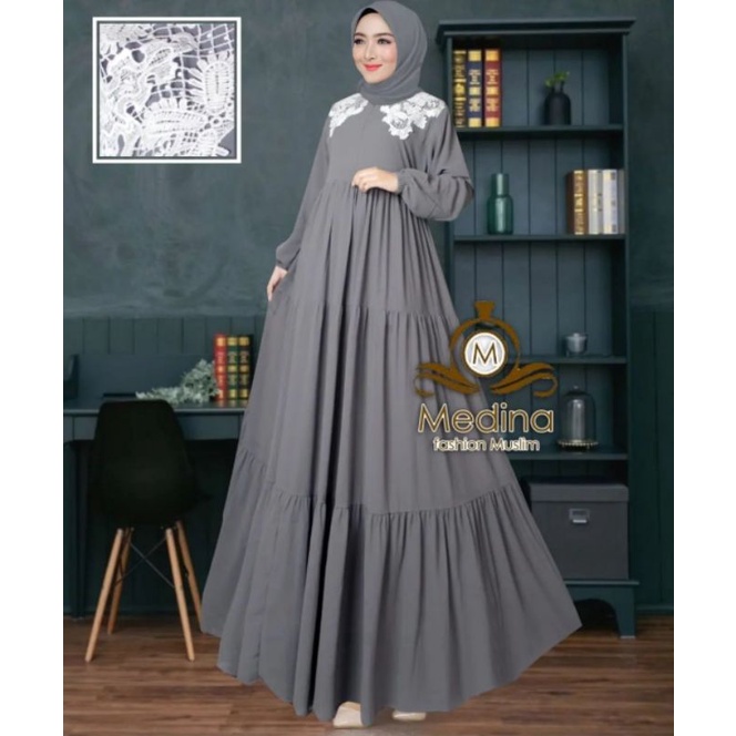 Gamis syari terbaru terlaris prianka maxy