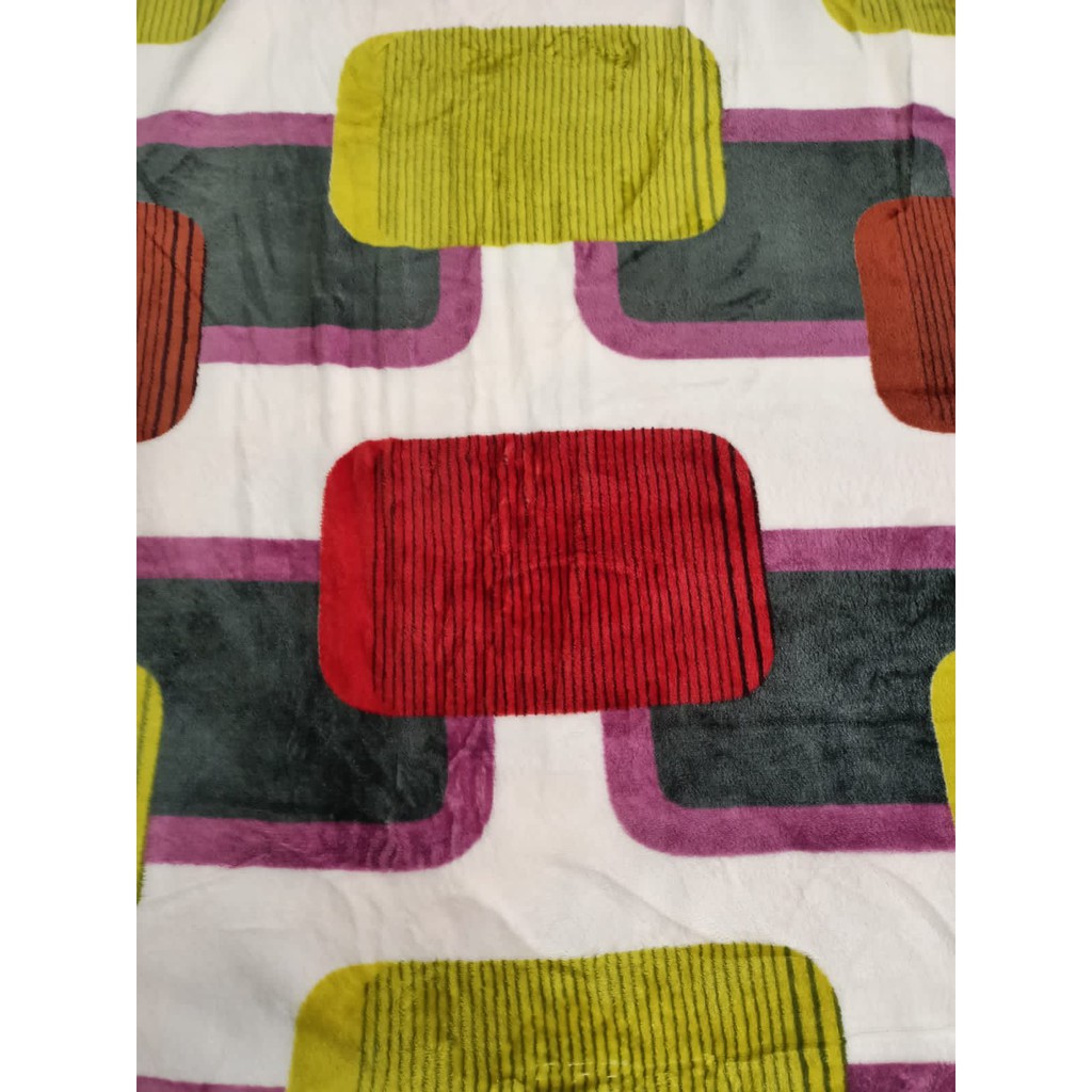 COD - FD - Selimut Motif Dewasa - Selimut Bulu Halus Motif - Selimut Lembut Ukuran 180cm x 200cm-square