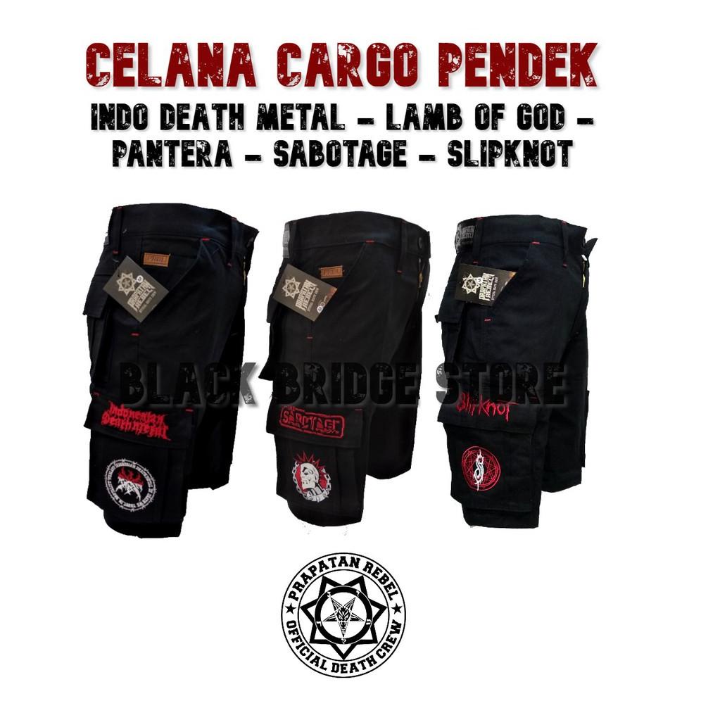 Celana Cargo Pendek / Kempol Pendek / Celana Metal Punk Hardcore ORI PRAPATAN REBEL | KRE.02Jl22н