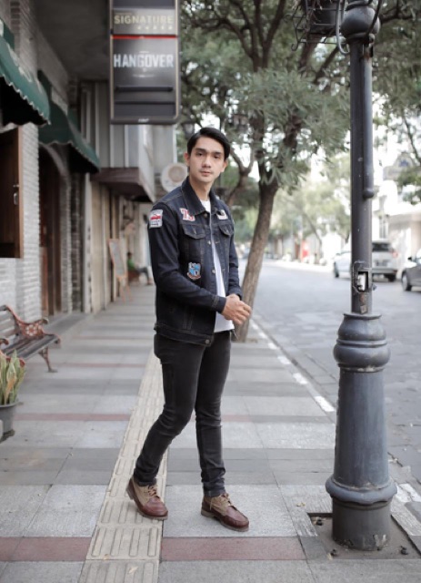 JAKET JENS DISTRO BORDIRAN / TUNAS MEKAR