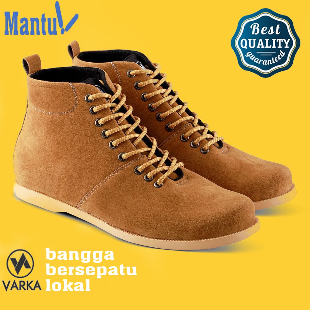 Sepatu Boots Pria Suede Original