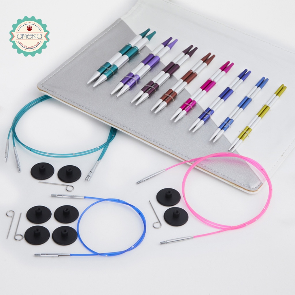 KnitPro Smartstix - Alat / Jarum Rajut Interchangeable Needle Set ( Deluxe Set)