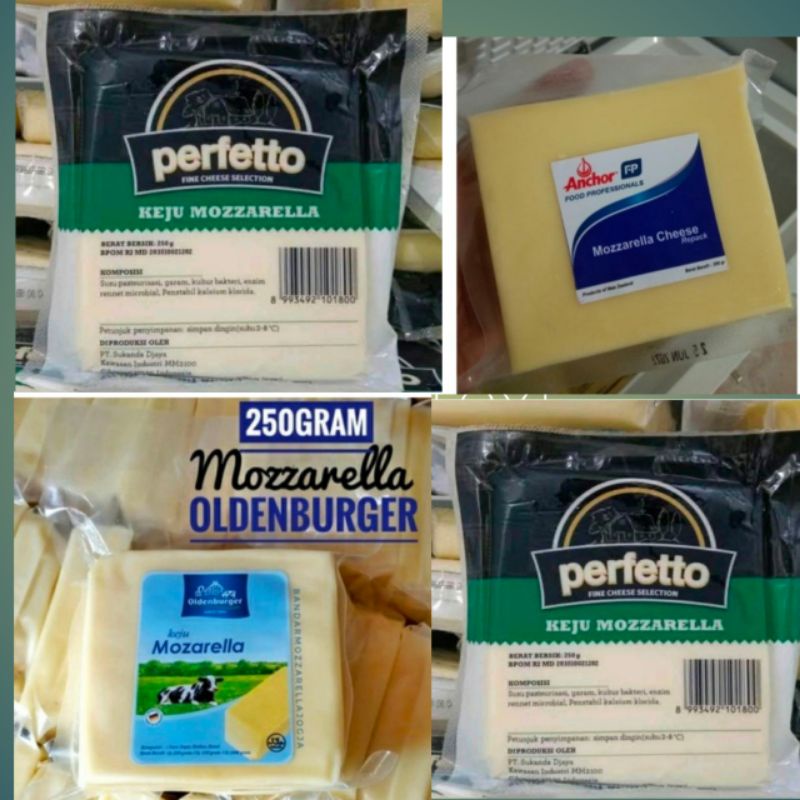 

Mozarella OLDENBURGER 250gr / Perfetto 250gr / Achor 250gr Mozzarella