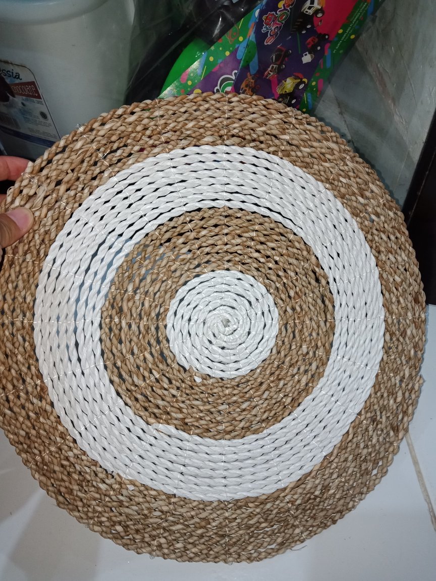 Placemate Anyam Seagrass Kode E / Walldecor Anyaman / Alas Piring