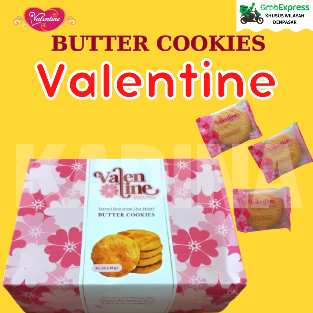 Butter Cookies Valentine Oleh-oleh khas Bali | Kue Kering Lebaran