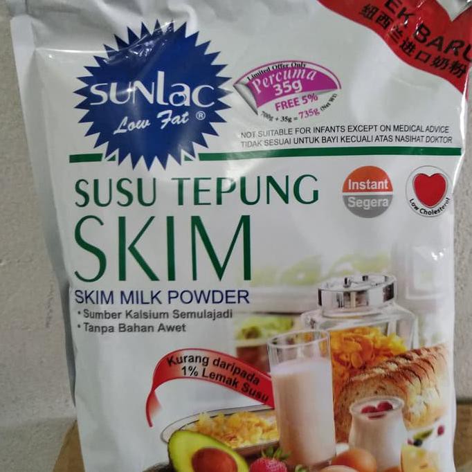 

sunlac susu tepung skim GRATIS ONGKIR