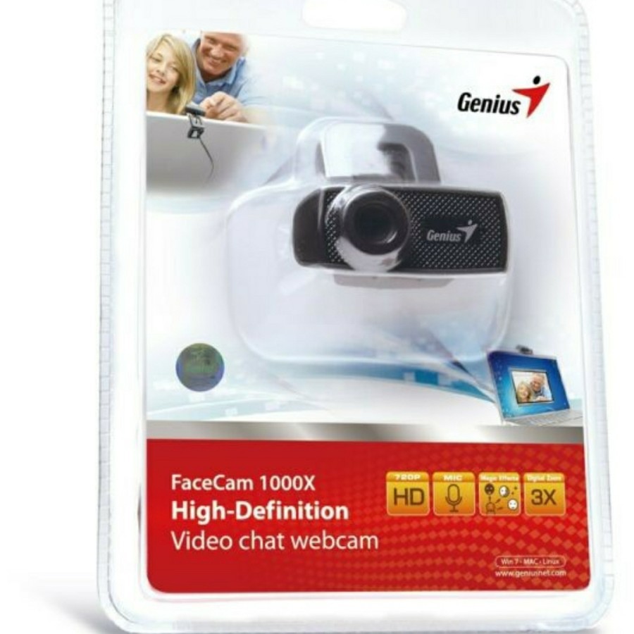 Genius WebCam FaceCam 1000X 720p HD Video Chat